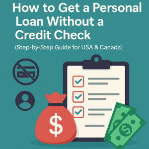 How to Get a Personal Loan Without a Credit Check