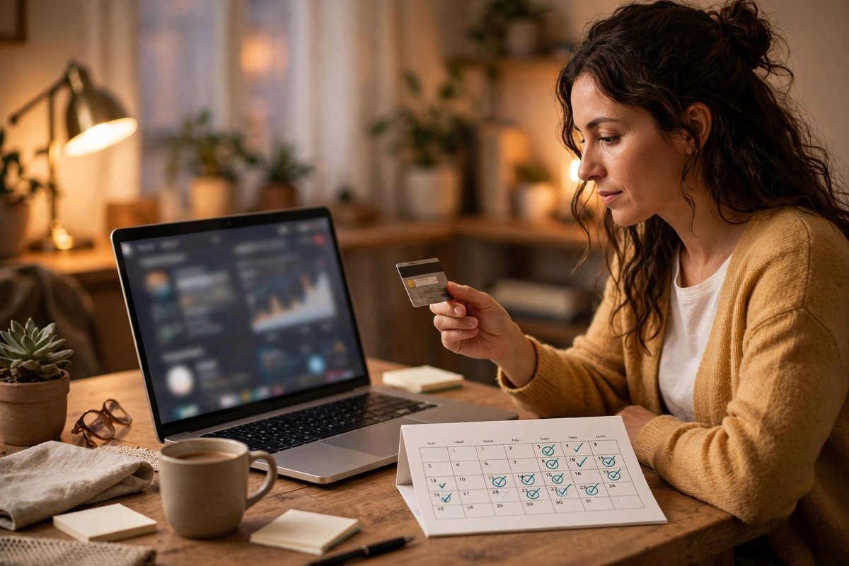 Credit score gauge rising with financial documents