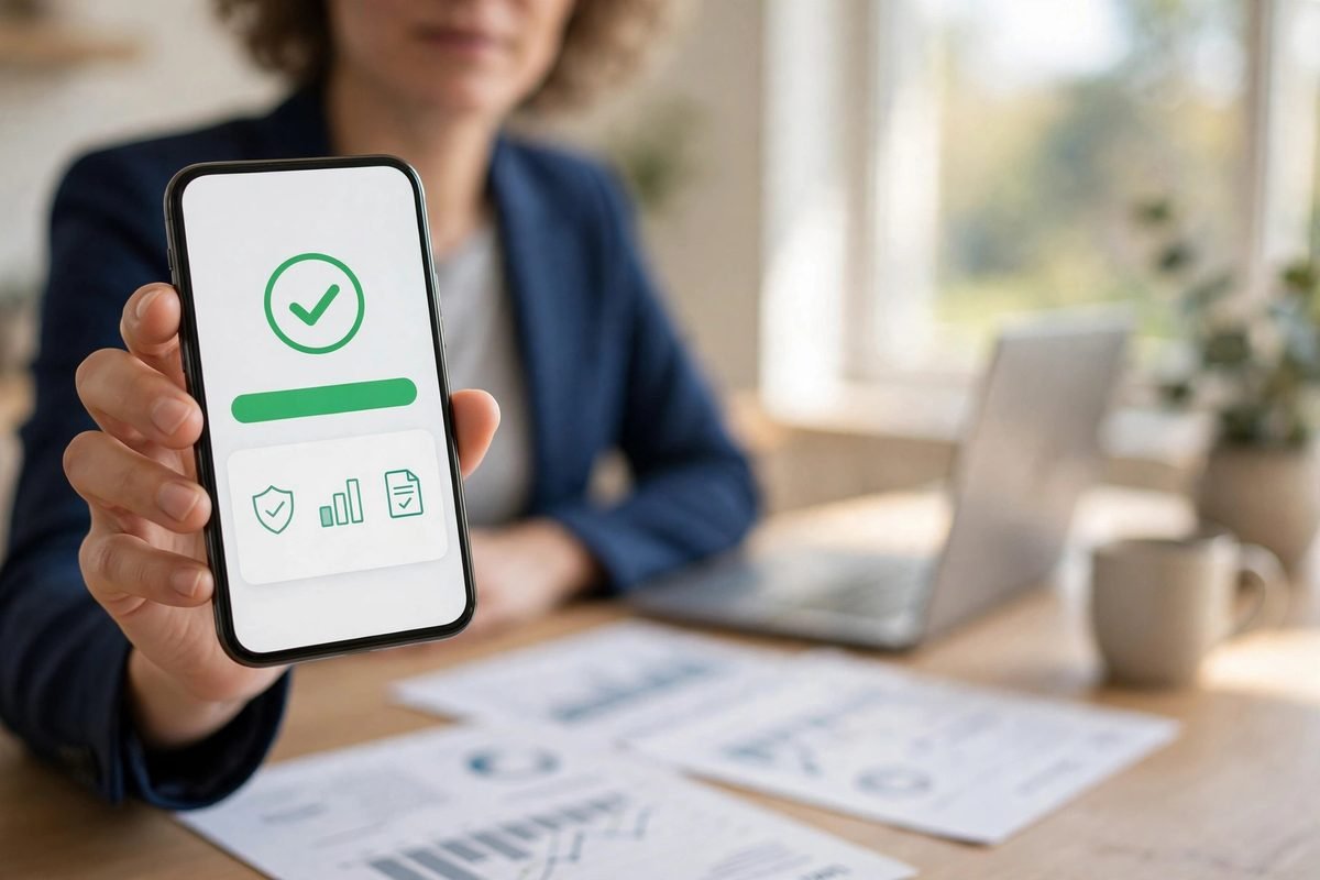Loan approval on smartphone
